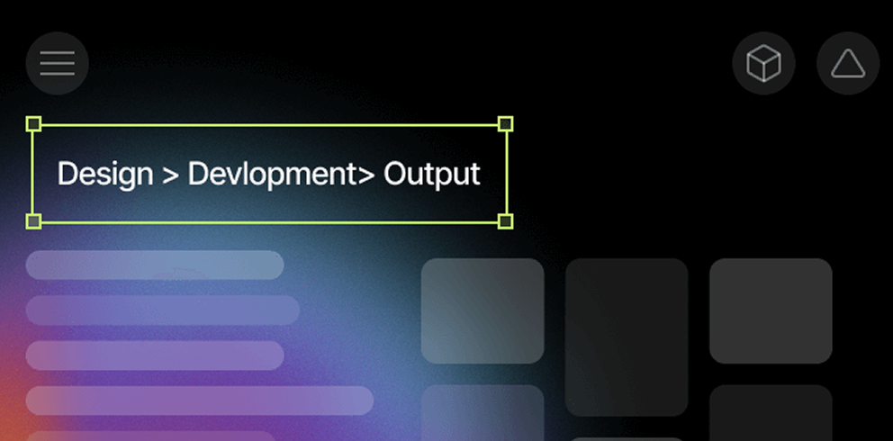 Growth with structure.